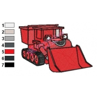 Muck Vehicle Bob Builder Embroidery Design